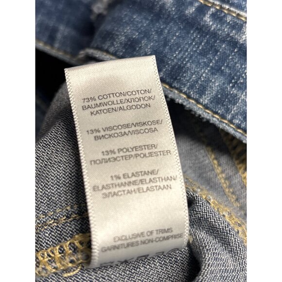 Silver Jeans Co. Denim Vest Size M Distressed Button Front Womens Western Style - Picture 5 of 5